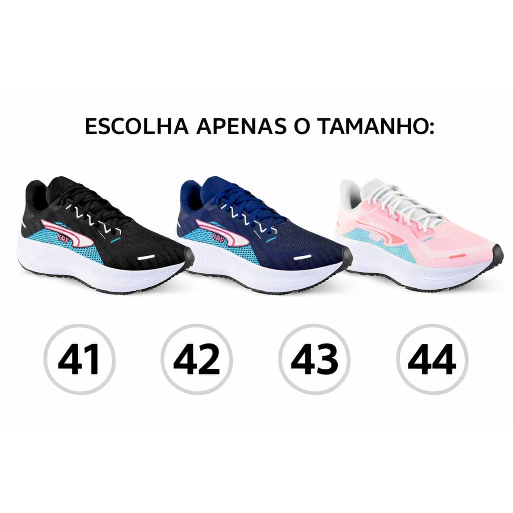 Tênis FEMININO Leve para Caminhada Treino Numeração 41 42 43 44