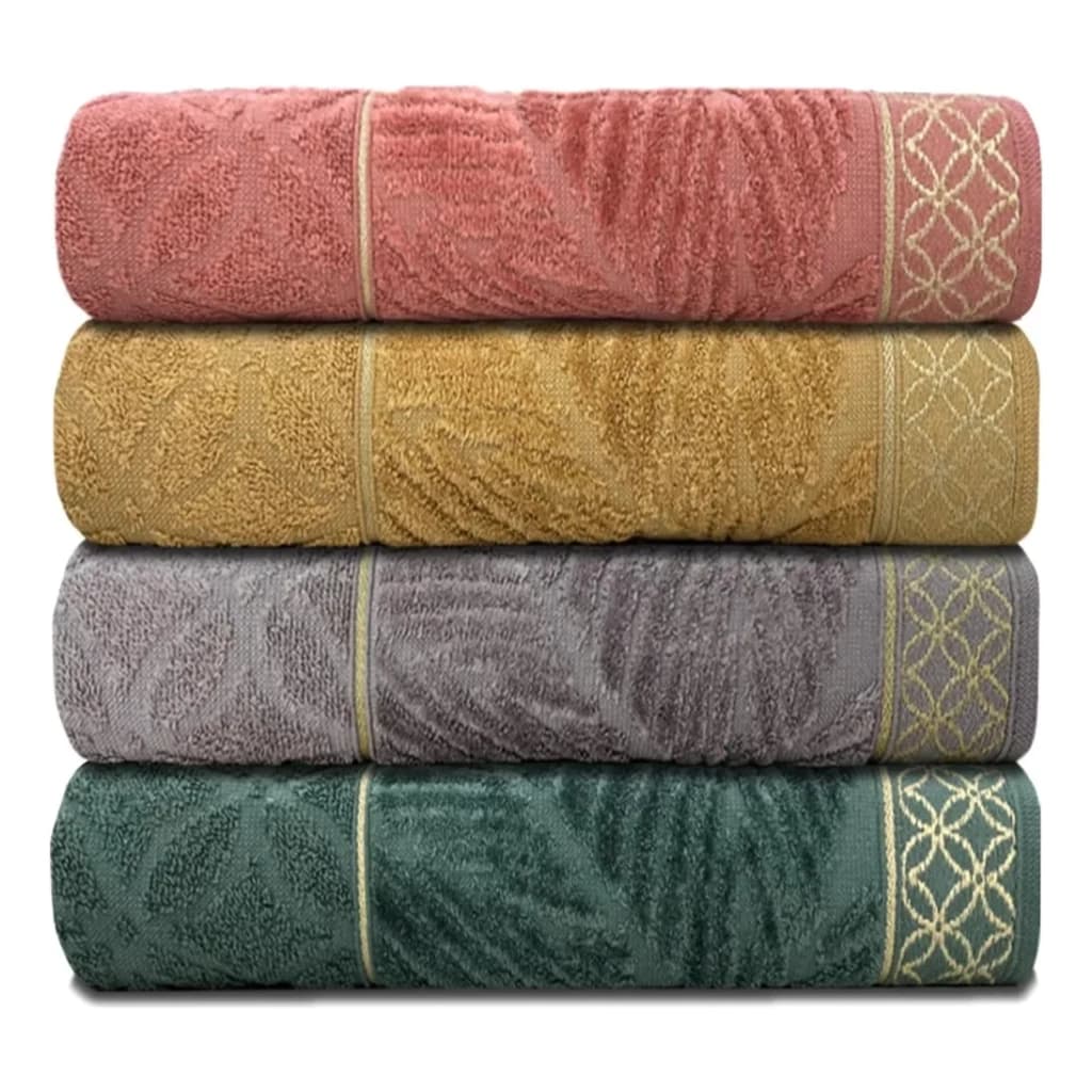 Jogo/Kit 4 Toalhas de Banho Nativa Macia Luxo Alta Absorção 100% Algodão Appel Premium Macia