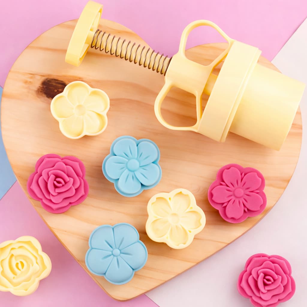 Kit Ejetor Max Flores Para Modelar Massas Doces e Brigadeiros até 25g - Blue Star