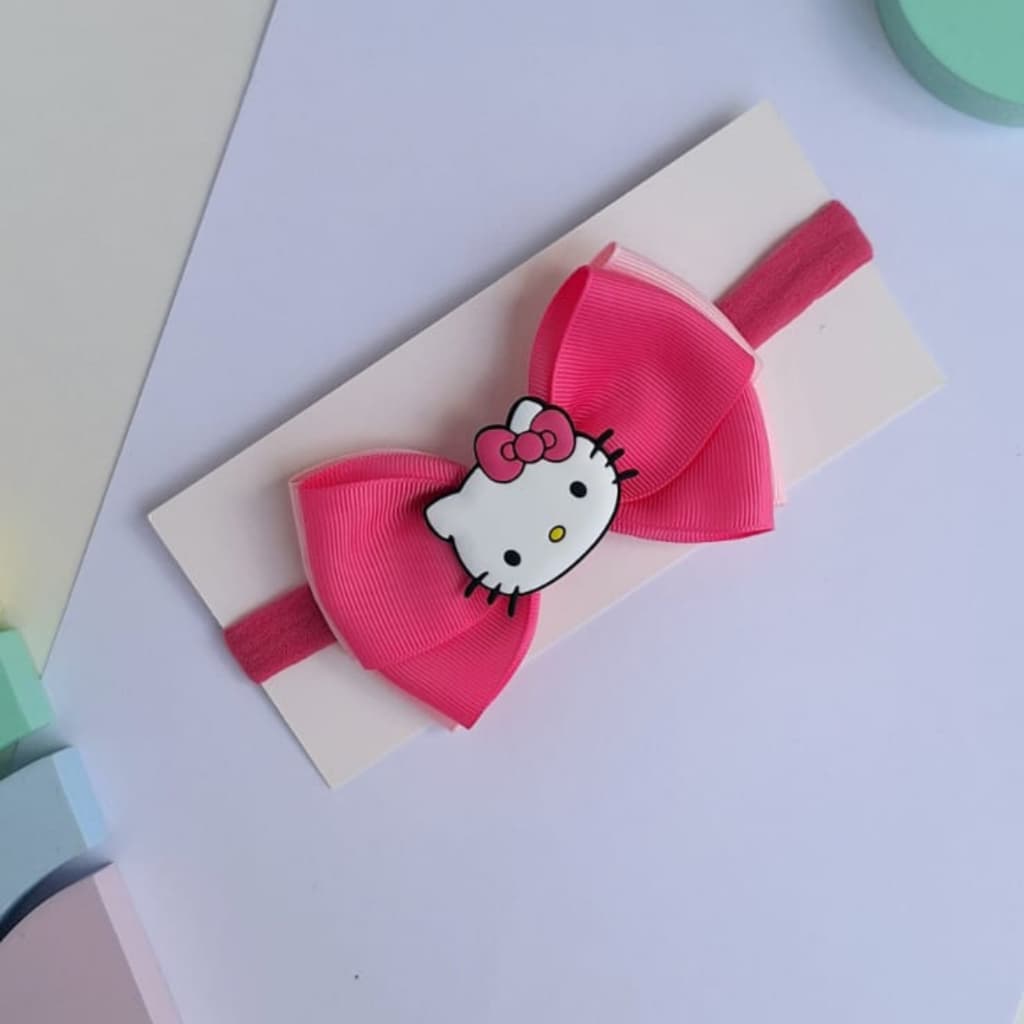 faixinha de cabelo para bebê nos temas mesversario