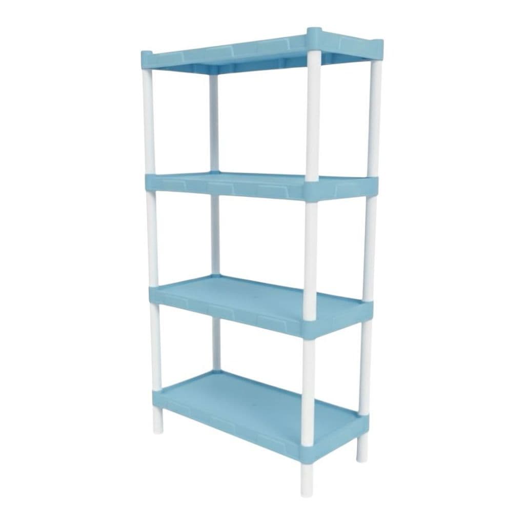 Estante Modular Flexa 4 Prateleras  Azul Bebê - 421