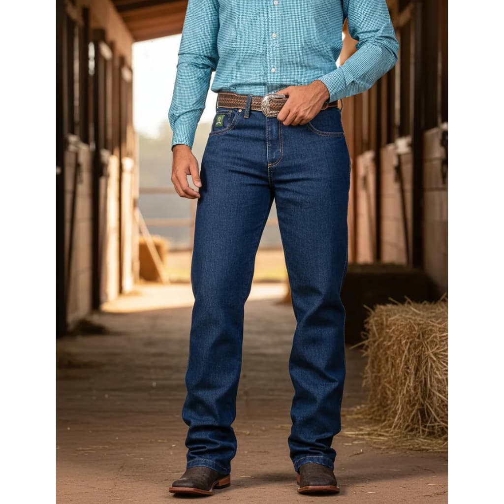 Calça Jeans Masculina Calamari Lycra Country Cowboy Elastano