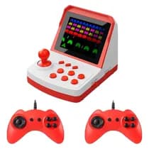 Console Retro Arcade A6 Plus Tela 3.5" 912 Jogos + 2 Controles