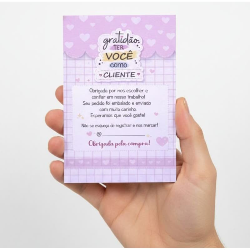 Bloco de agradecimento - Bloco de notas
