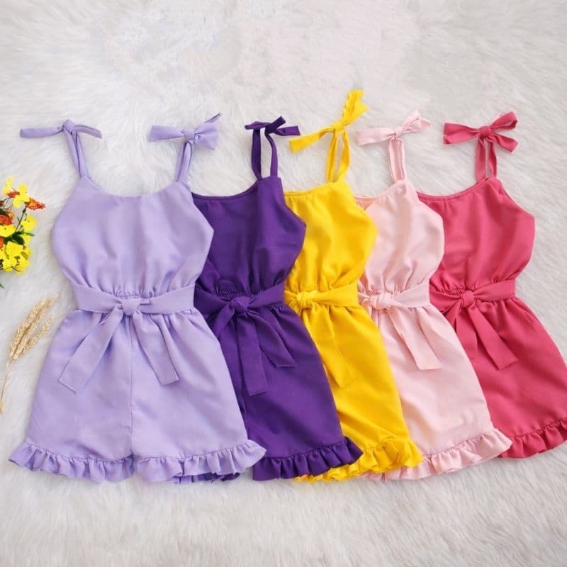Macacão Infantil+Tiara (PROMOÇÃO SÓ HOJE 2 ao 4 anos)