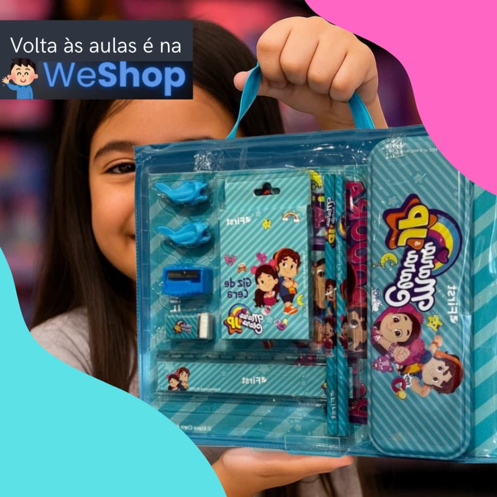 Kit Escolar Maria Clara e JP Completo Menino Menina Infantil