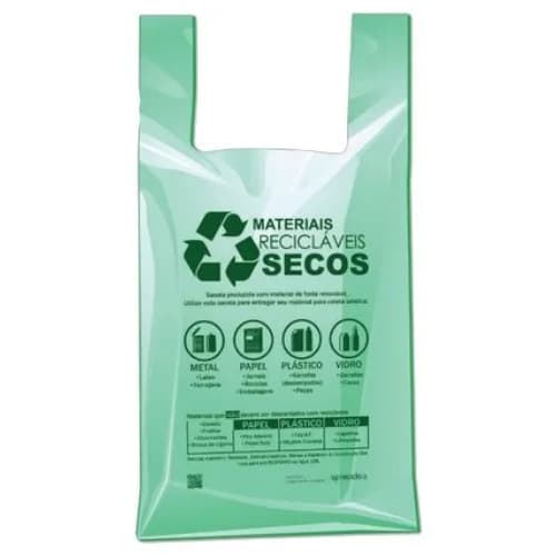 Sacola Plástica Da Prefeitura Biodegradável 30x40 c/500un