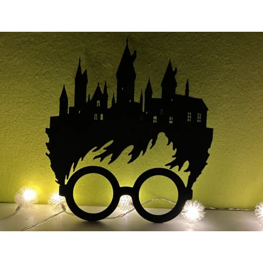 🏰 Decoração de Parede Harry Potter | Cabelo Castelo de Hogwarts