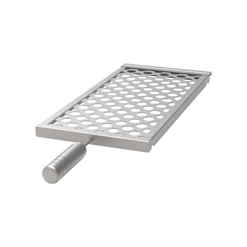 Grelha Moeda Inox 21cm Tela Moedeira Para Churrasco Churrasqueira M21