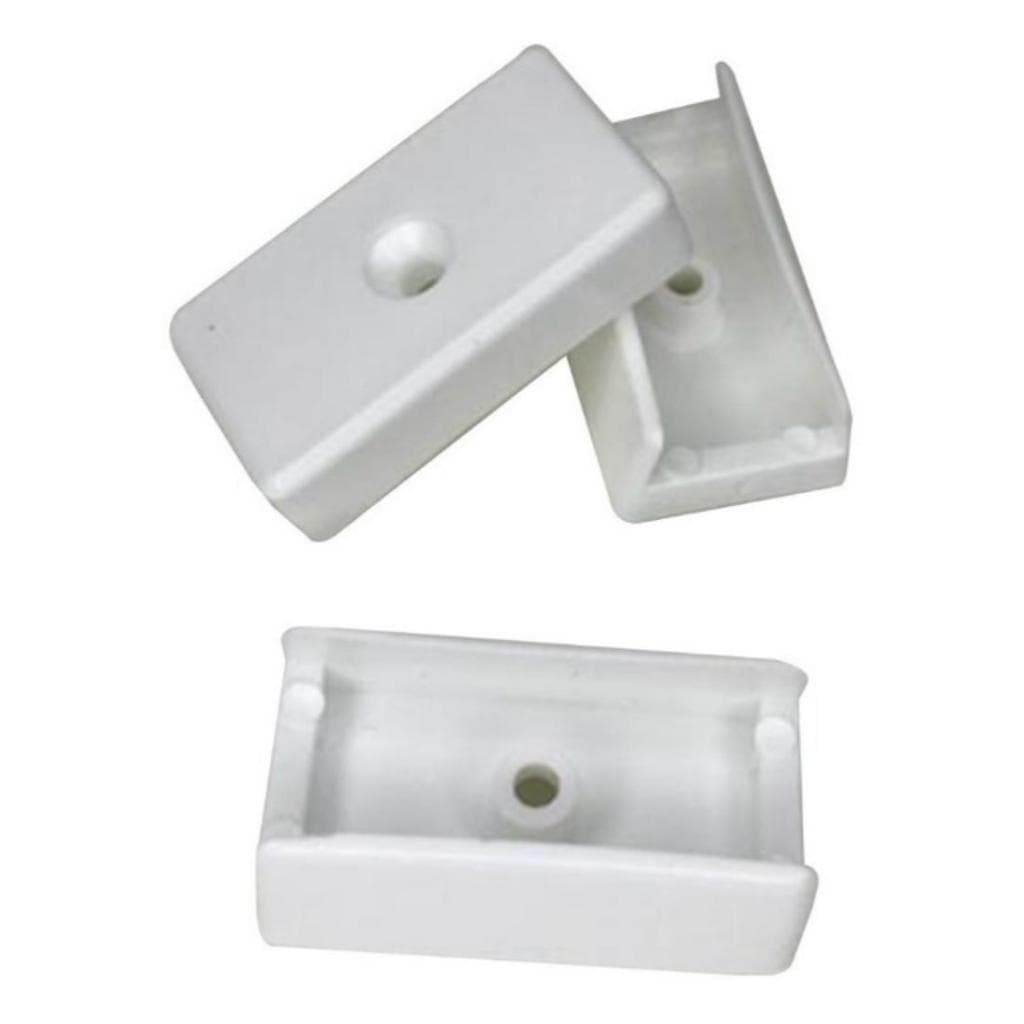 Sapata Plástica de Encaixe U 10 Unidades + 10 Parafusos Mdf 15mm Para Móveis