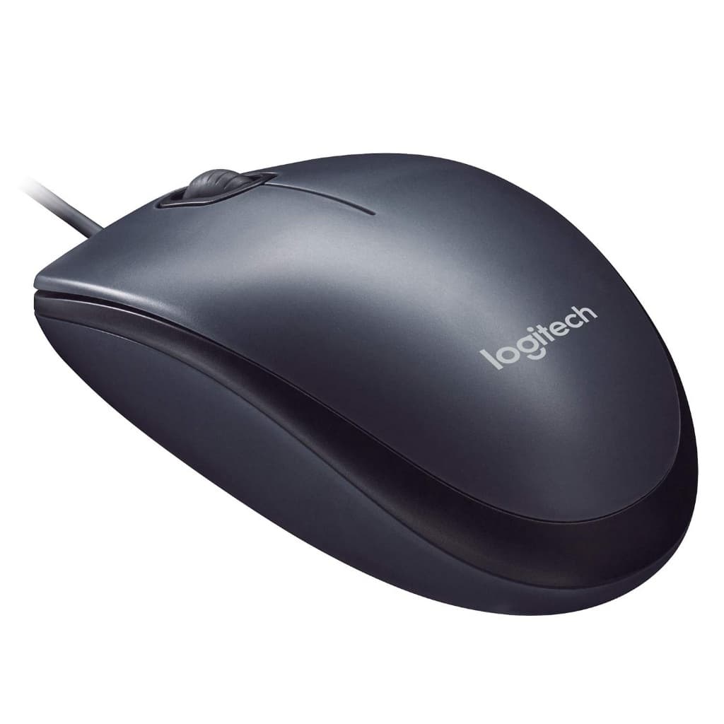 Mouse Óptico Logitech M90 USB – Simples, Confortável e Preciso
