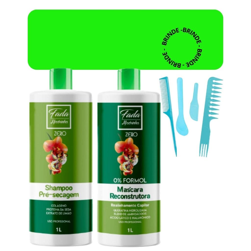 Progressiva Fada Madrinha Zero Formol 2x1lt - Paiolla