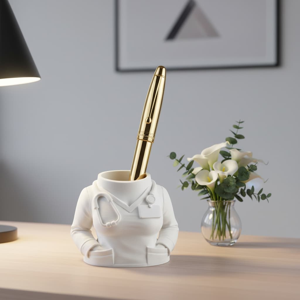 Porta Caneta Médico Jaleco 3D | Presente Formatura Medicina -  Enfermagem - Veterinária