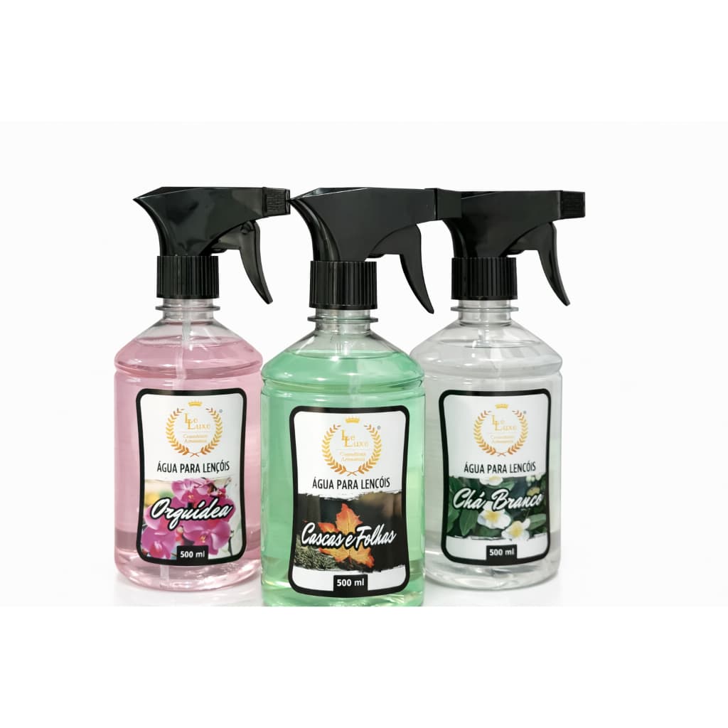 Água Perfumada Odorizante De Tecidos Spray - 500ml (Água para Lençóis)