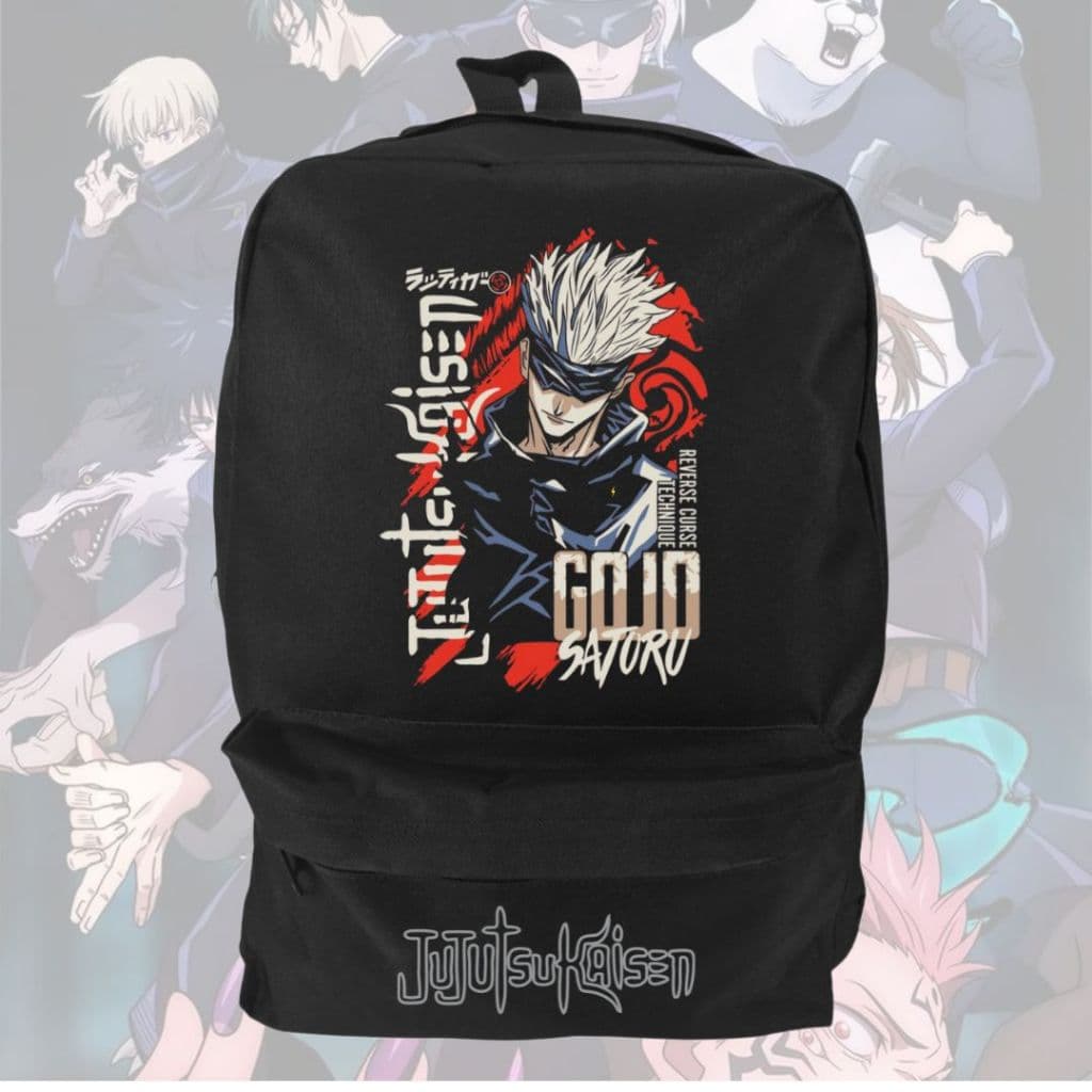 Mochila JUJUTSU KAISEN 3 escolar estampada personalizada anime SATORU GOJO