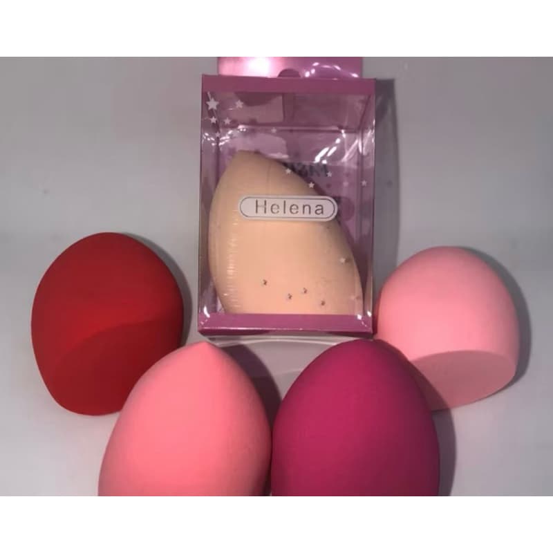 kit Esponjas para Maquiagem Base/Pó/Corretivo Pompom Maquiagem (Cores Disponíveis no Estoque)