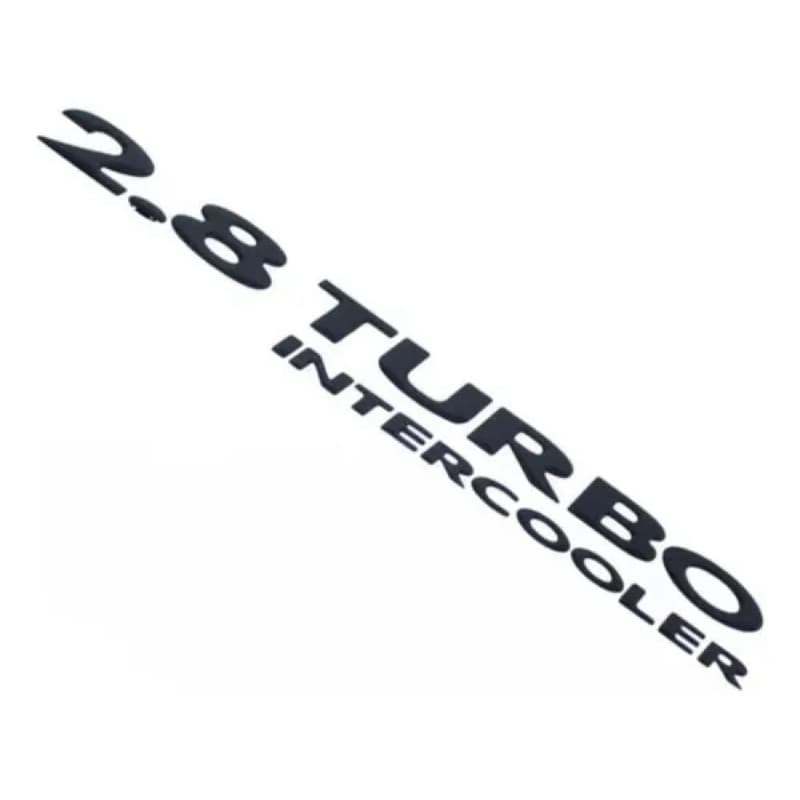 Emblema Adesivo 2.8 Turbo Intercooler S-10 Resinado