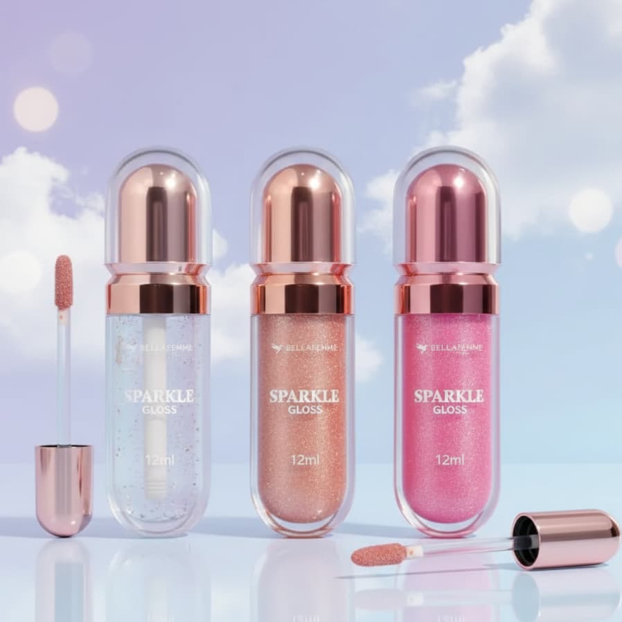 Gloss Brilho Labial Sparkle - BellaFemme