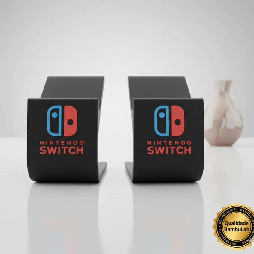 Suporte premium 3D Controle Colorido Nintendo - Switch modelo PRO I entrega imediata