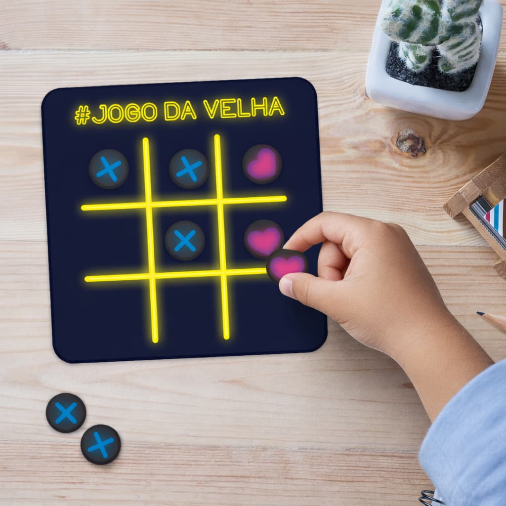 Jogo Da Velha Tic Tae Toe Para Crianças Educativos Jogo Educativo Infantil Família Clássico