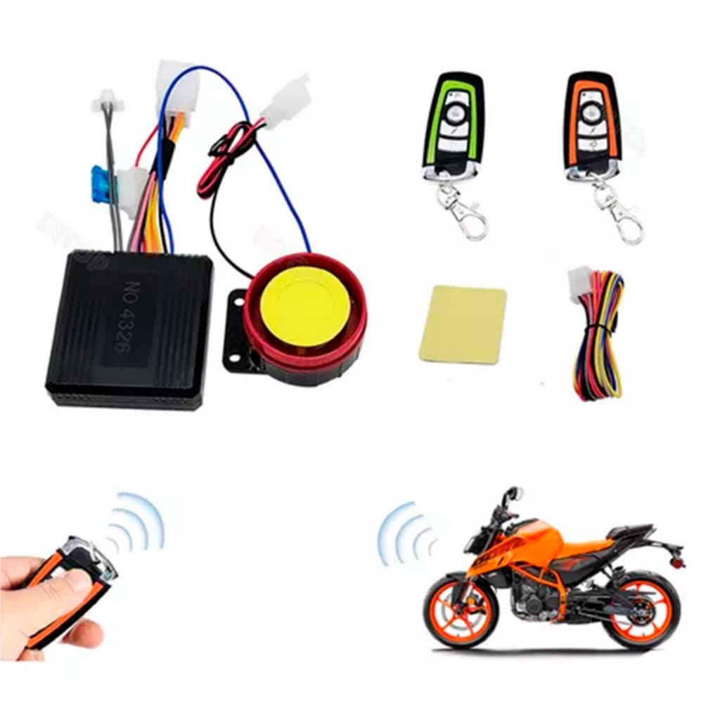 Alarme Moto com Partida Remota Tomate MLB-011 – Sistema Antifurto