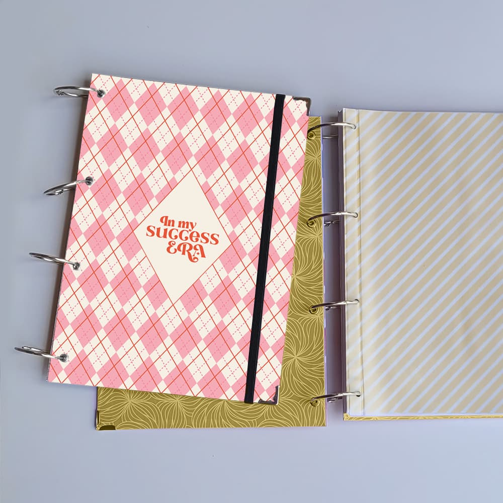 Caderno Argolado In my success era (Argolas Articuladas) Universitário Colegial A5 Tipo Fichário
