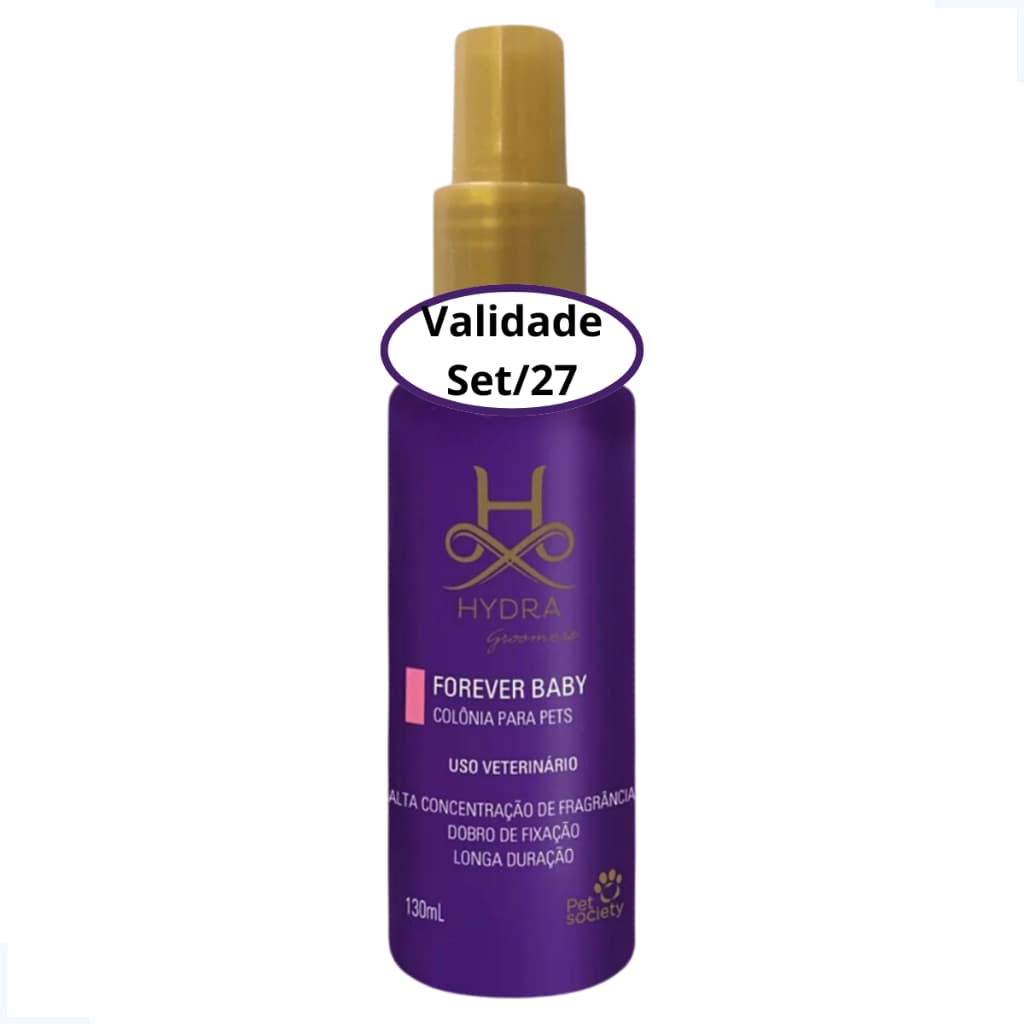 Colônia Hydra Forever Baby 130ml Pet Society Cães e Gatos