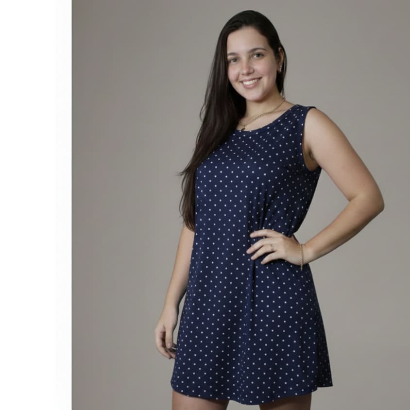 Camisola Senhora Regata Malha Confortável