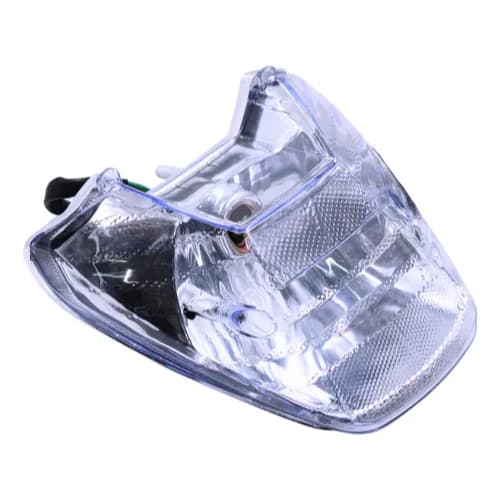 Lanterna completa Titan 150 2004-2008 cristal/fumê/vermelha