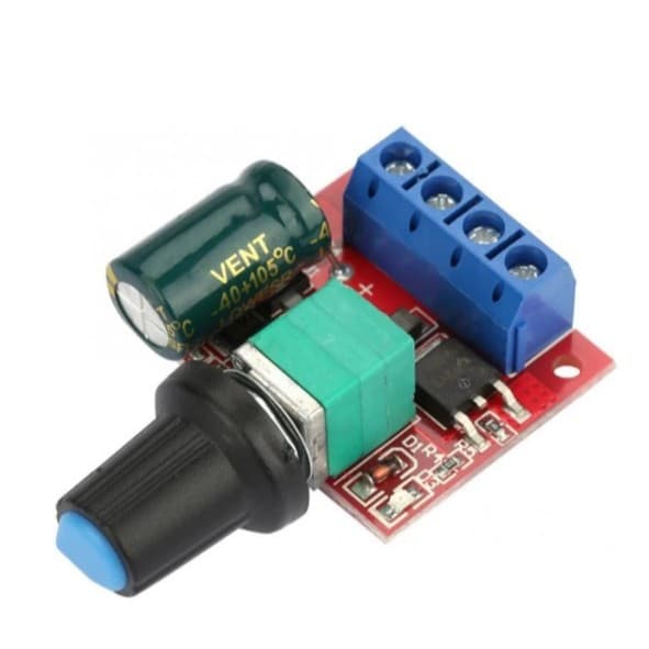 Controlador de velocidade PWM 5V-35V 5A Dimmer Rotativo Chave Reguladora Ajustável