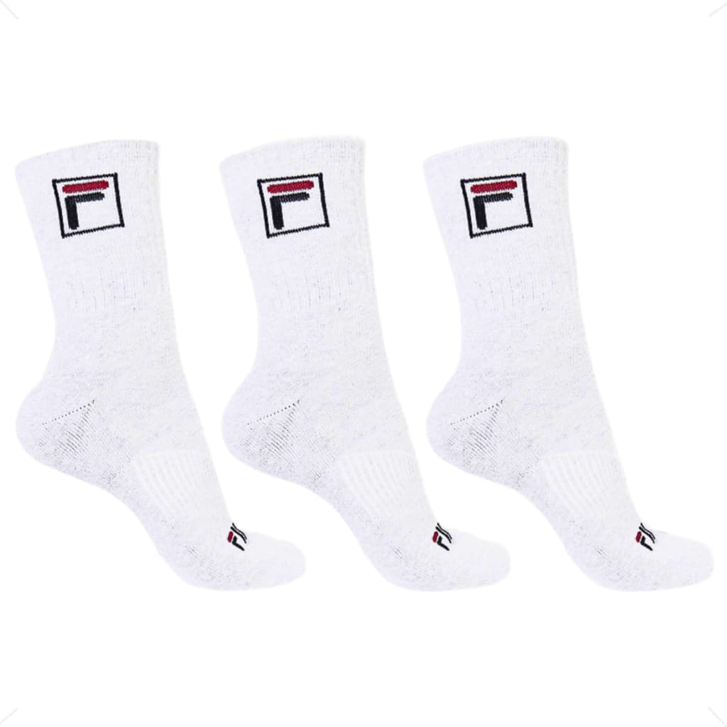 Kit Meia Fila Fbox 3 Pares Cano Alto Confortável Promoção C/Nf