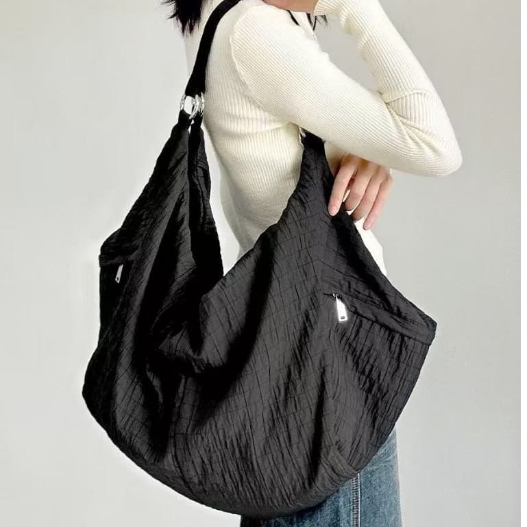 Bolsa de Ombro Grande Ajustável Espaçosa Elegante Casual Estilosa Tecido Premium Trabalho Academia Faculdade(001)