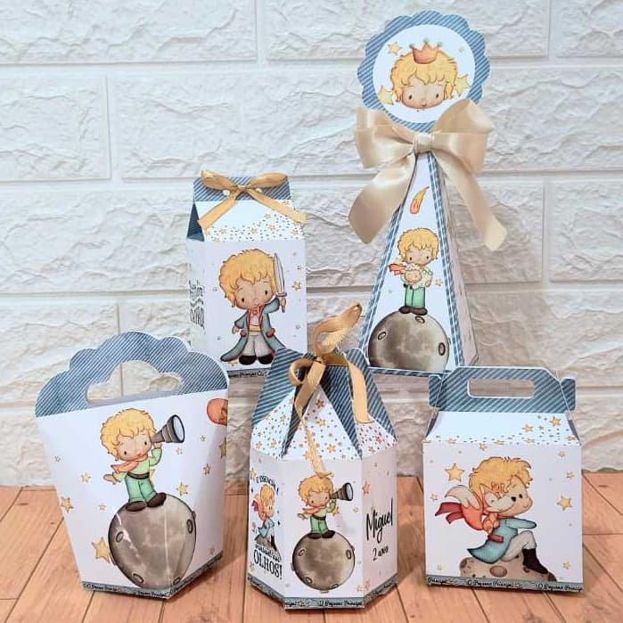 Kit Personalizados para festas de aniversário, lembrancinhas, O PEQUENO PRÍNCIPE - PEGUE E MONTE