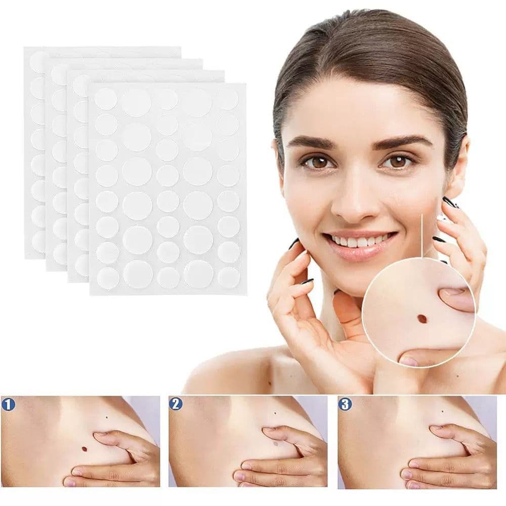 Adesivo Seca Espinha, Anti‑acne, Transparente Invisível Dia/Noite Secativo