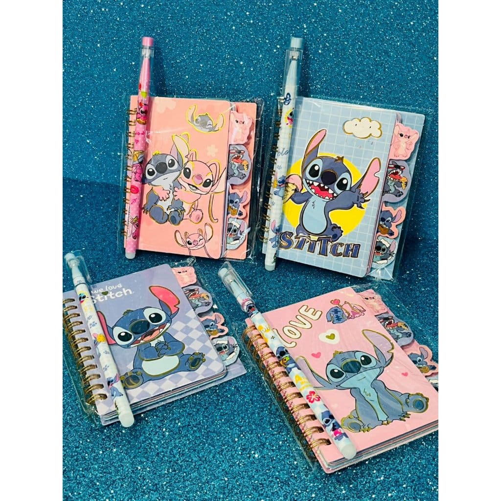 Stitch Mini Planner + Caneta