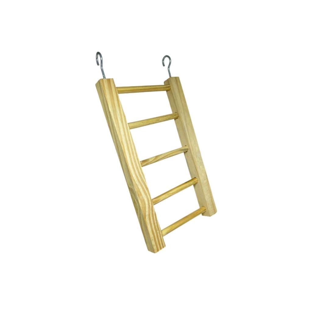 Escada Para Gaiola Calopsita Agaporn com 5 Degraus 29cm
