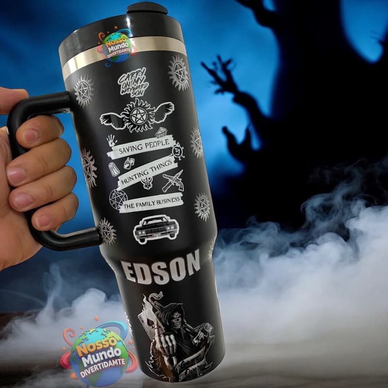 Copo Térmico Supernatural Personalizado