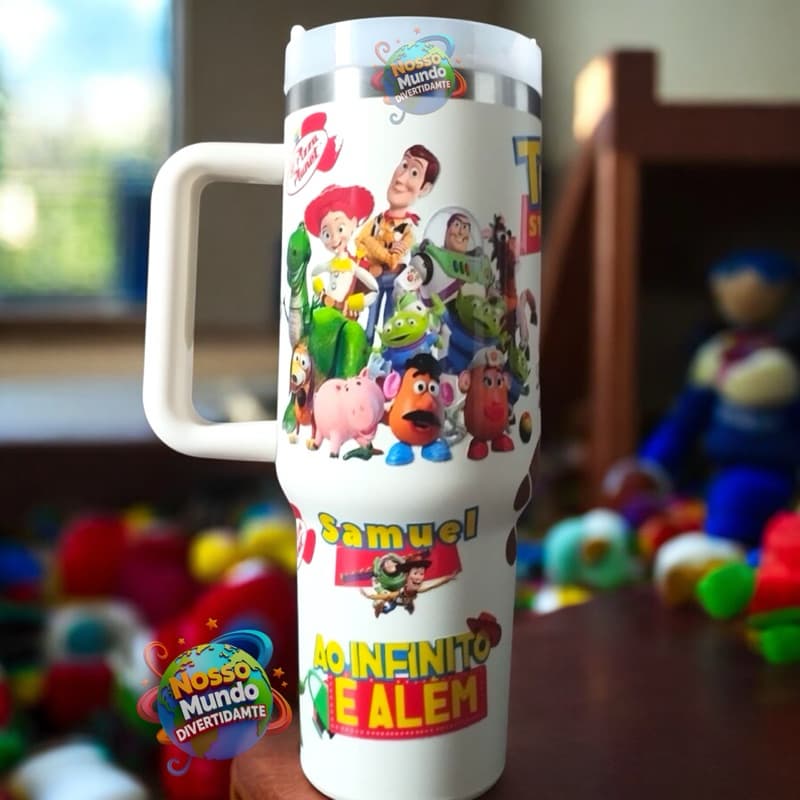 Copo Térmico 1200 ml Toy Story Personalizado