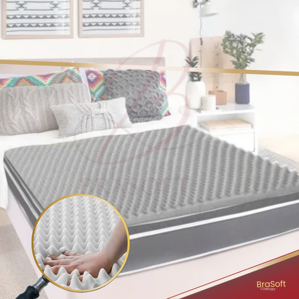 Colchonete Caixa de Ovo Espuma Massageador | Conforto e Relaxamento