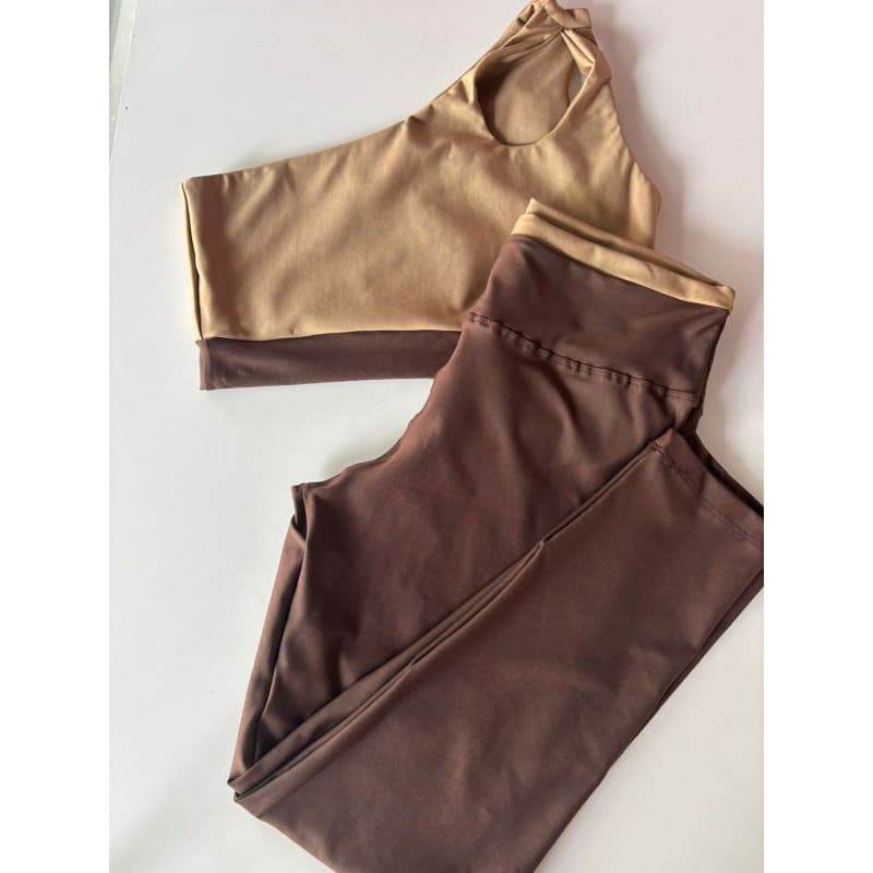 Roupa de academia, conjunto de legue,moda fitness, conjunto bicolor de academia roupa de academia zero transparência
