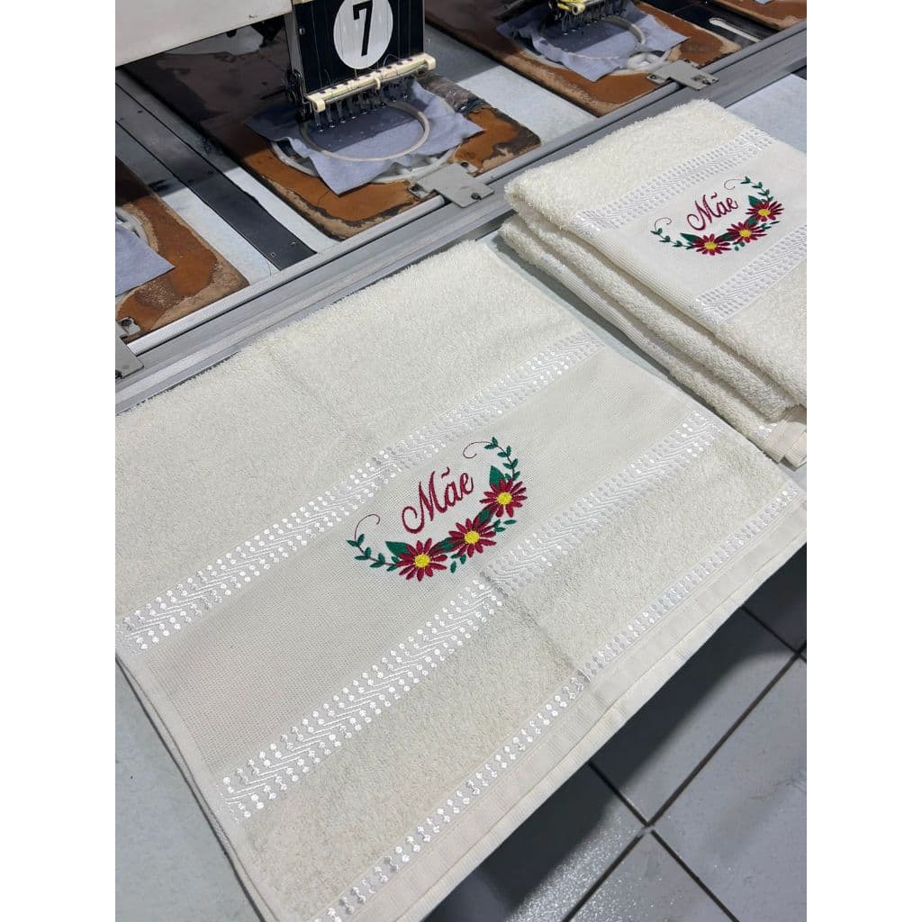 Toalha de Rosto Bordada Personalizada Reistin
