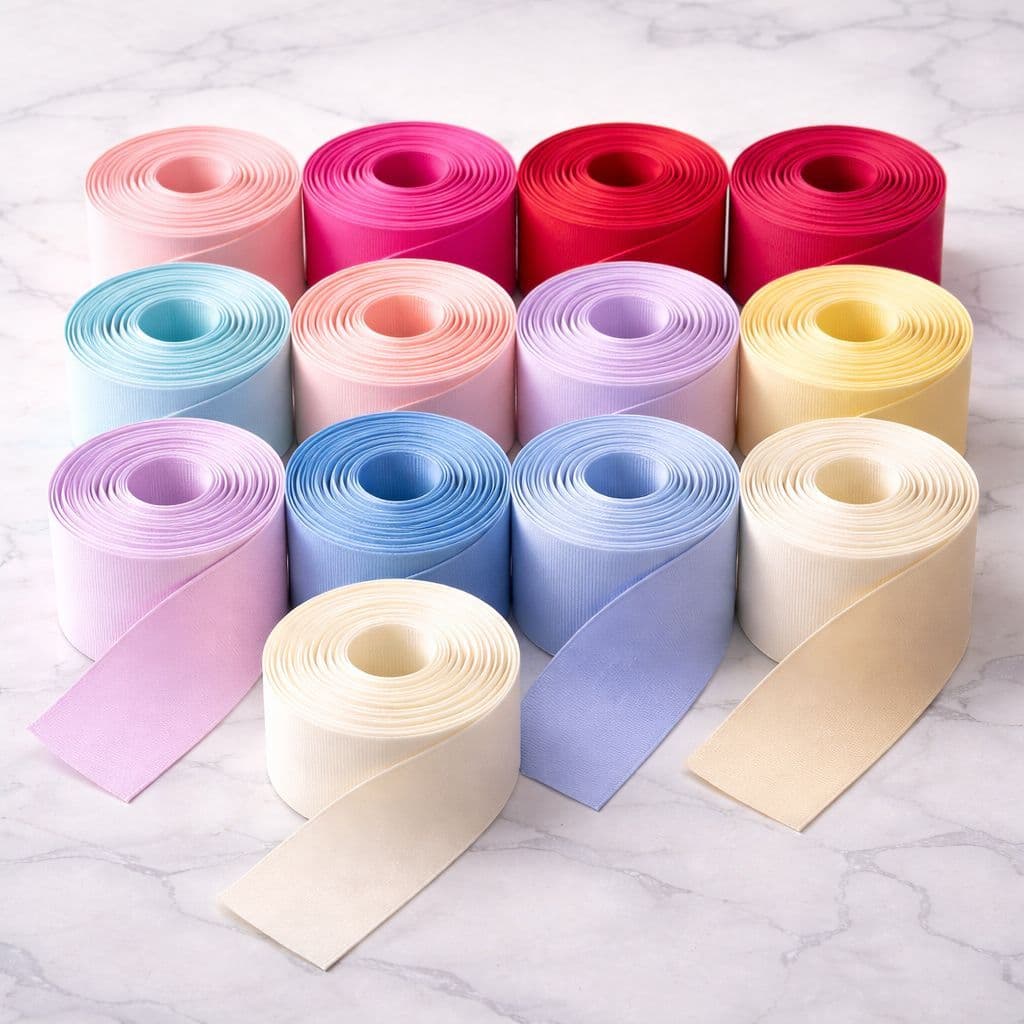 Fita de Gorgurão Liso PREMIUM N9 38mm -  5M A 45M | Laços Artesanato E Varias Cores