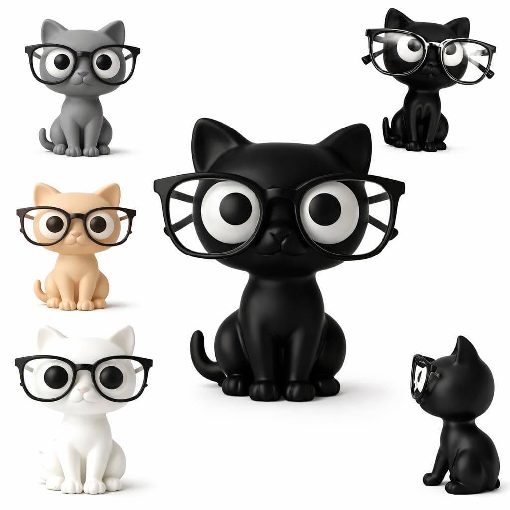 Suporte para óculos - Gatinho Fofo Divertido