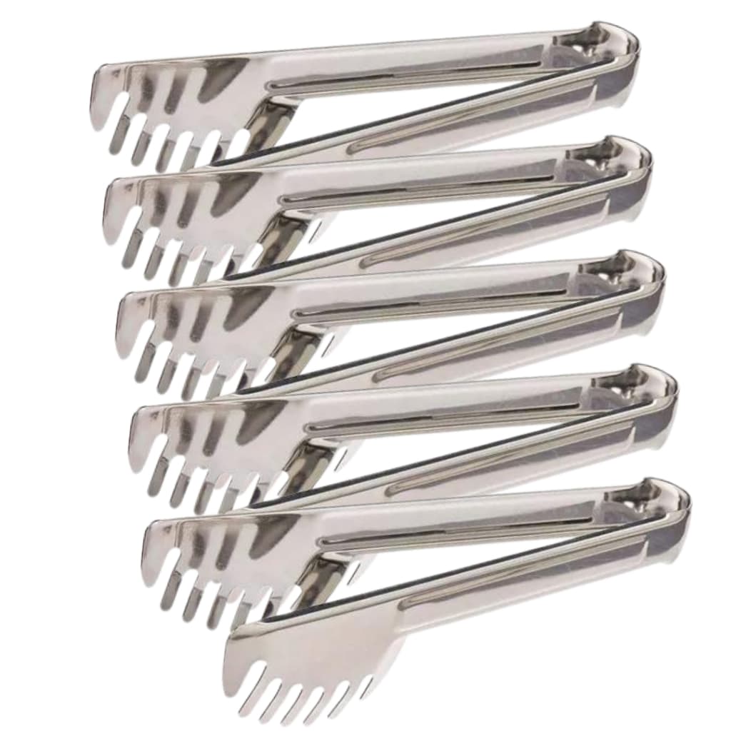 Pegador Universal Serrilhado Inox Massa Salada Petiscos Frios Carne Pão Cozinha Restaurante Bar
