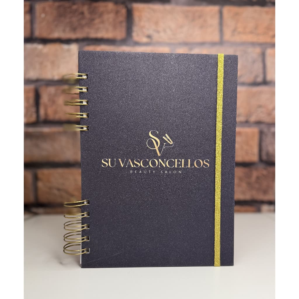 Agenda 2026 Personalizada p/ Agendamentos | Salão/Manicure | Capa com Logo | Envio Rápido