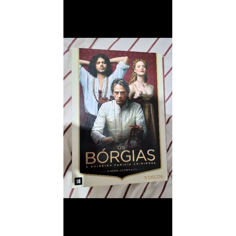 série completa DVDs usados os bórgias a primeira família criminosa