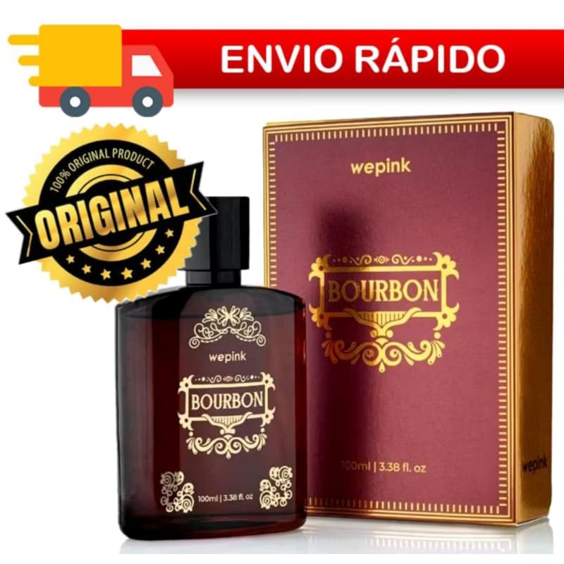 Perfume Bourbon Wepink Masculino 100ml Original – Aroma Amadeirado Intenso e Marcante