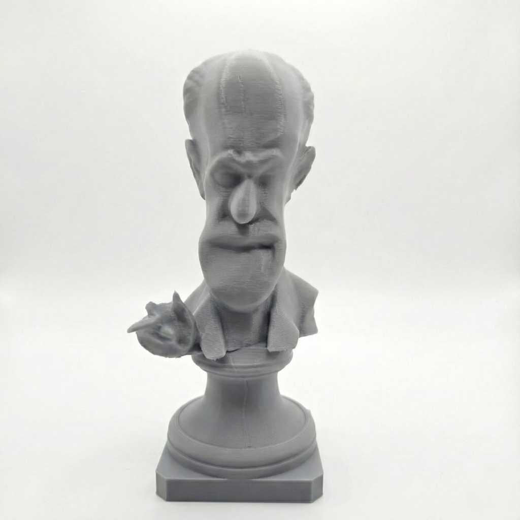 Busto de Sigmund Freud | Decoração Intelectual / Arte 3D / Psicologia