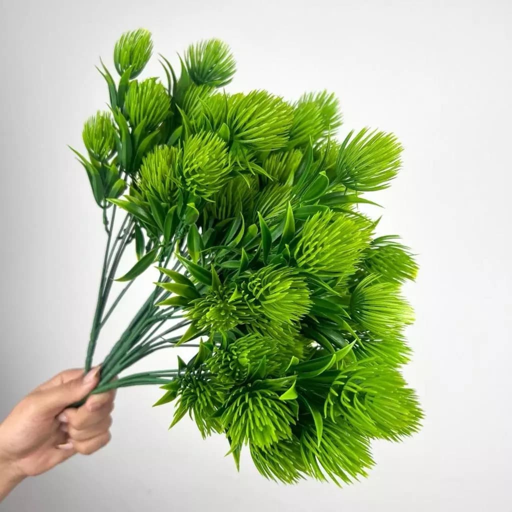 Buque de verdinho com 5 galhos para decoração ou arranjo pinheiro natal - SD801329