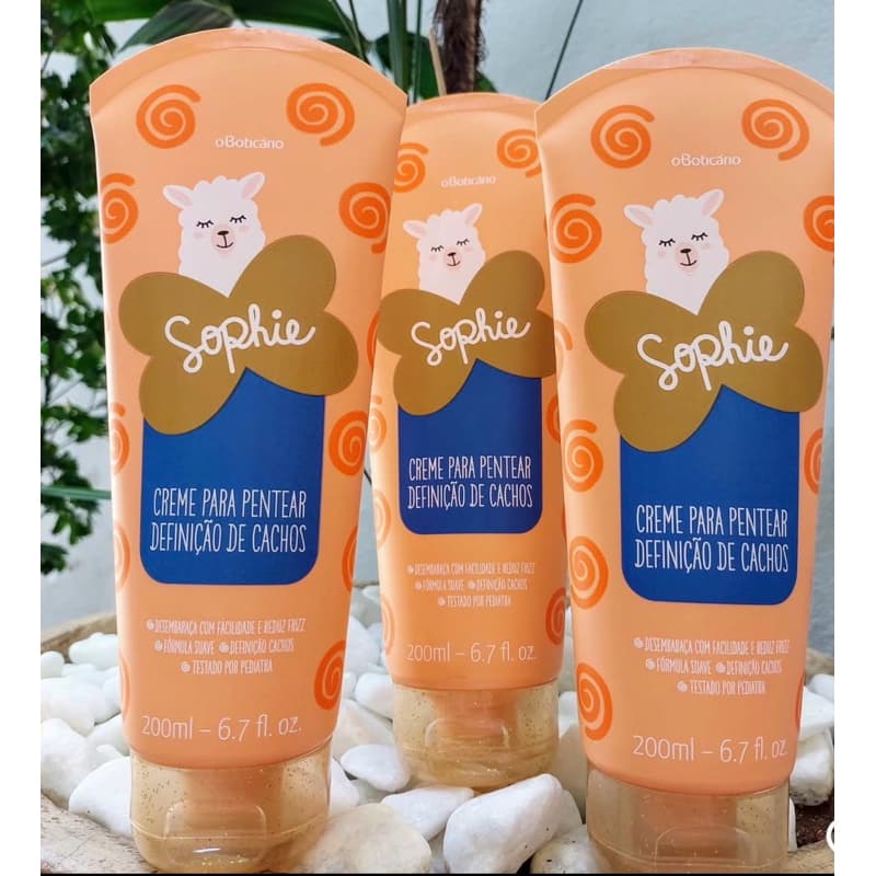 Creme Para Pentear Infantil Definição de Cachos Sophie 200ml